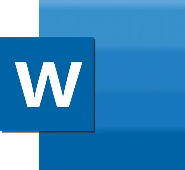 L'icône Word pour illustrer le logiciel de traitement de texte de Microsoft Office qui est proposée chez PH Formation