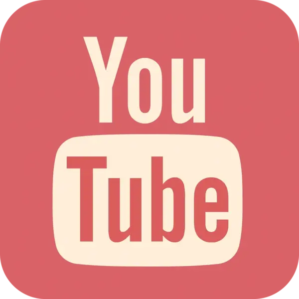 Le logo YouTube pour indiquer le lien vers la chaine YouTube du site PH Formation